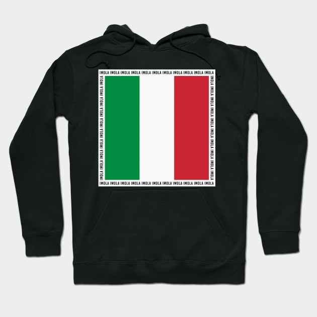 Imola F1 Circuit Stamp Hoodie by GreazyL